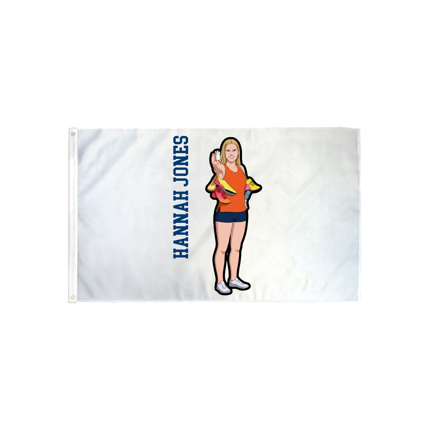 3x5 Flag — Name Vertical in Classic