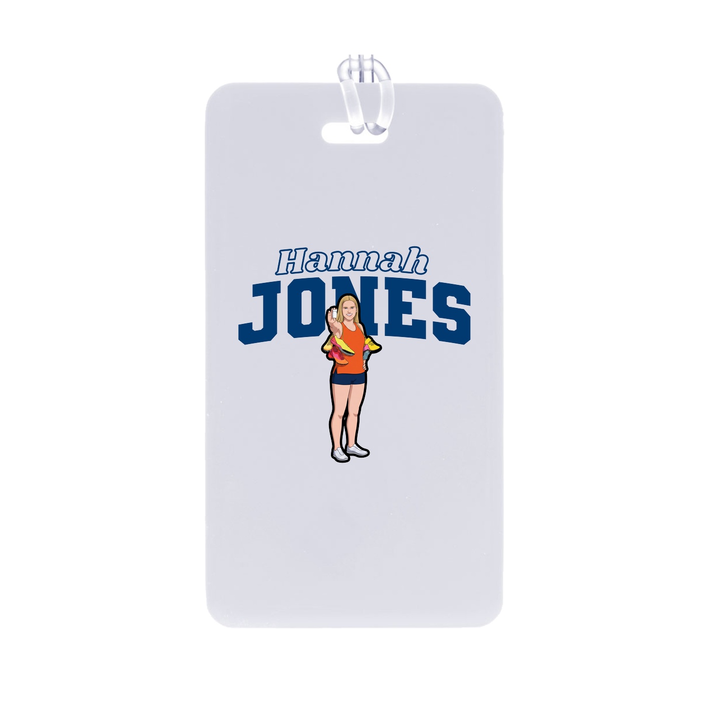 Bag Tag — Name Arch in Classic