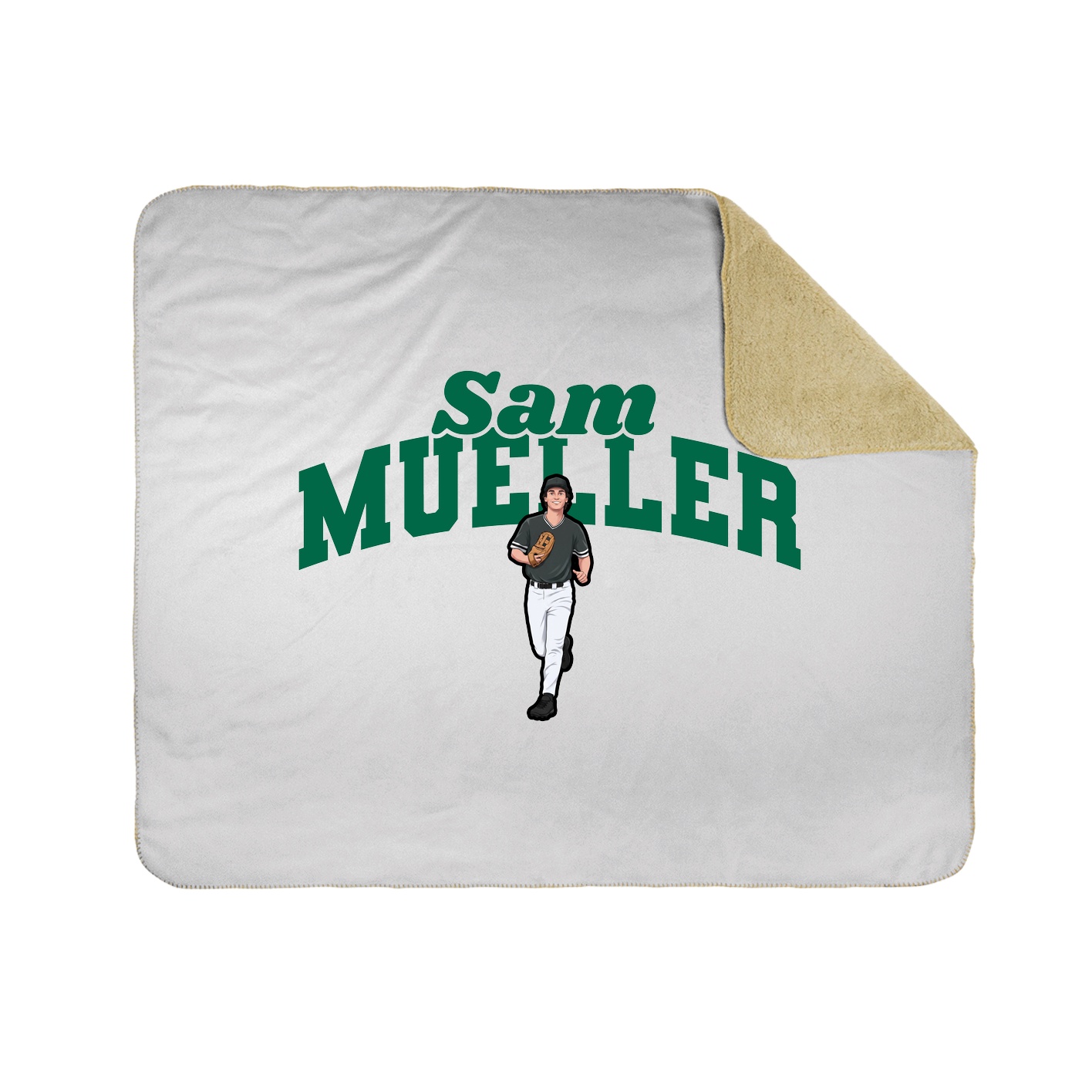 Throw Blanket — Signature Arch in White