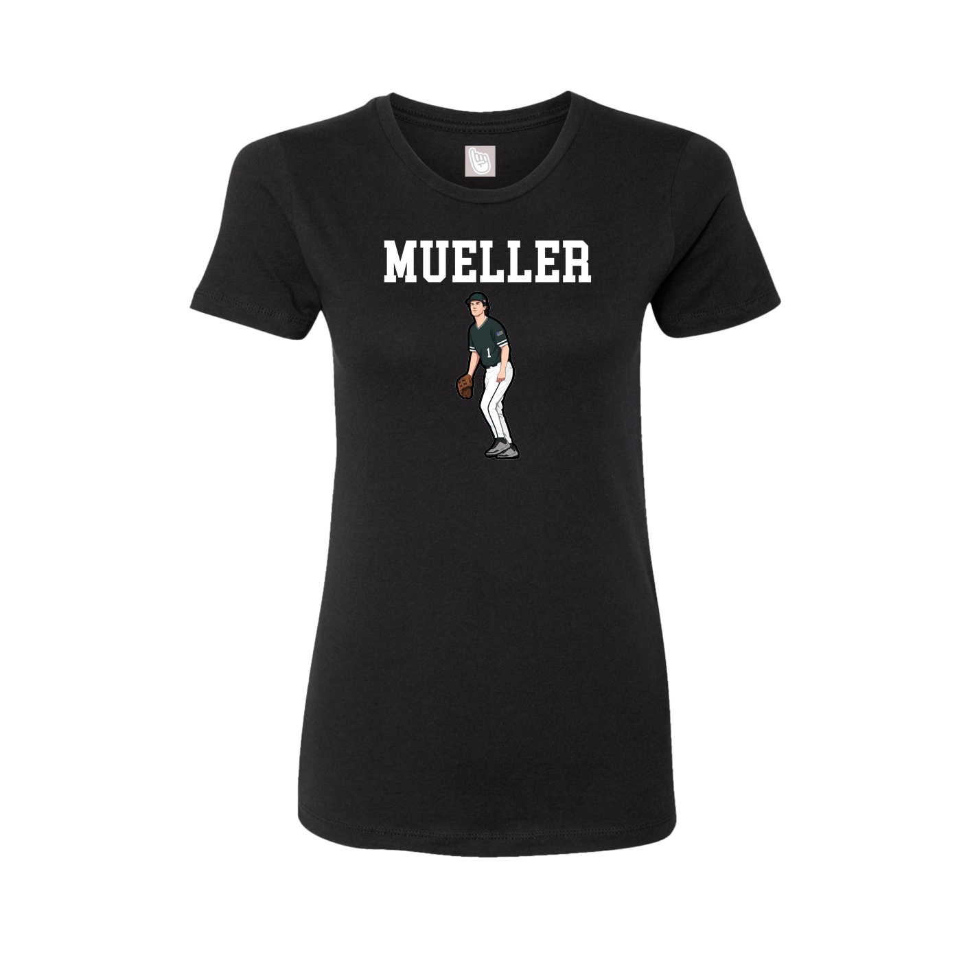 Fitted Women's Tee — Shirsey in Black