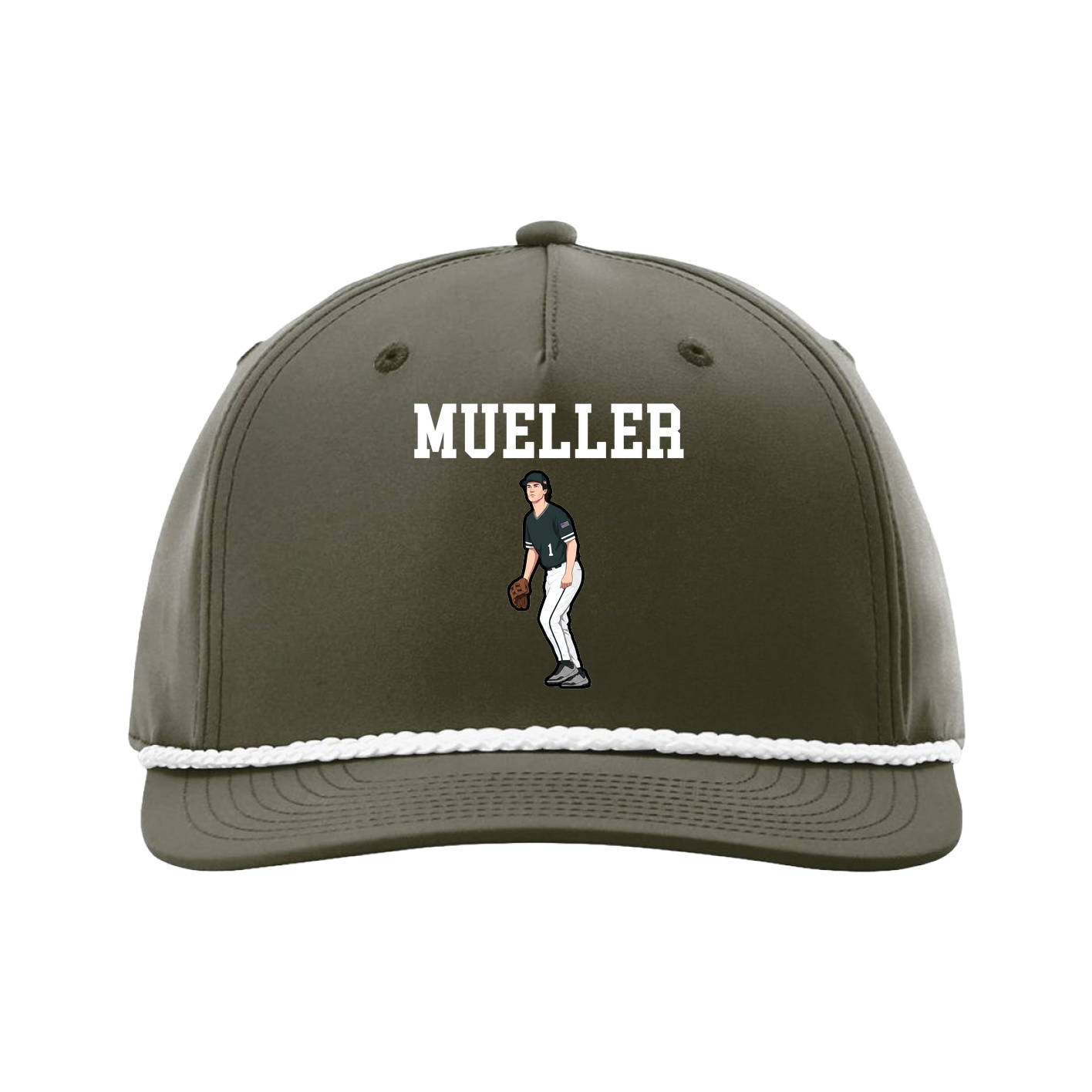 Five-Panel Classic Rope Cap — Shirsey in Green