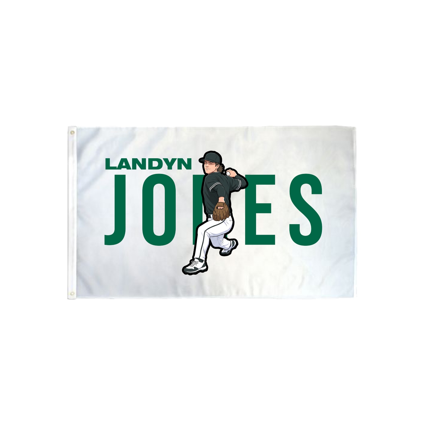 3x5 Flag — Player Name in Classic