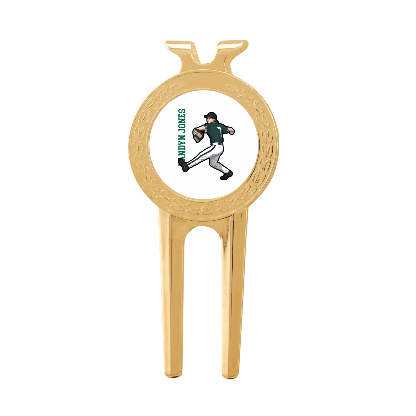 Divot Tool with Ball Marker — Name Vertical in Classic