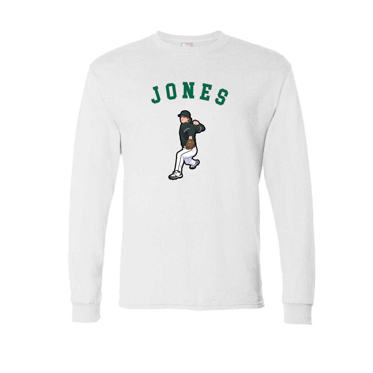 Long Sleeve Tee — Shirsey Arch in White