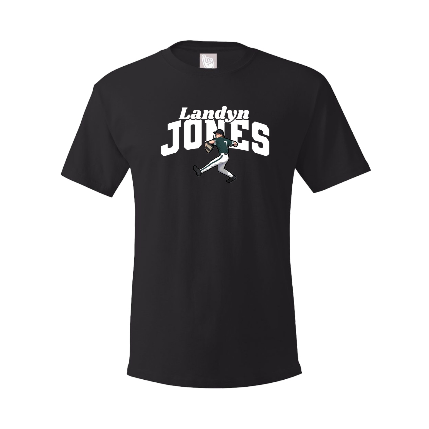 Youth Tee — Signature Arch in Black