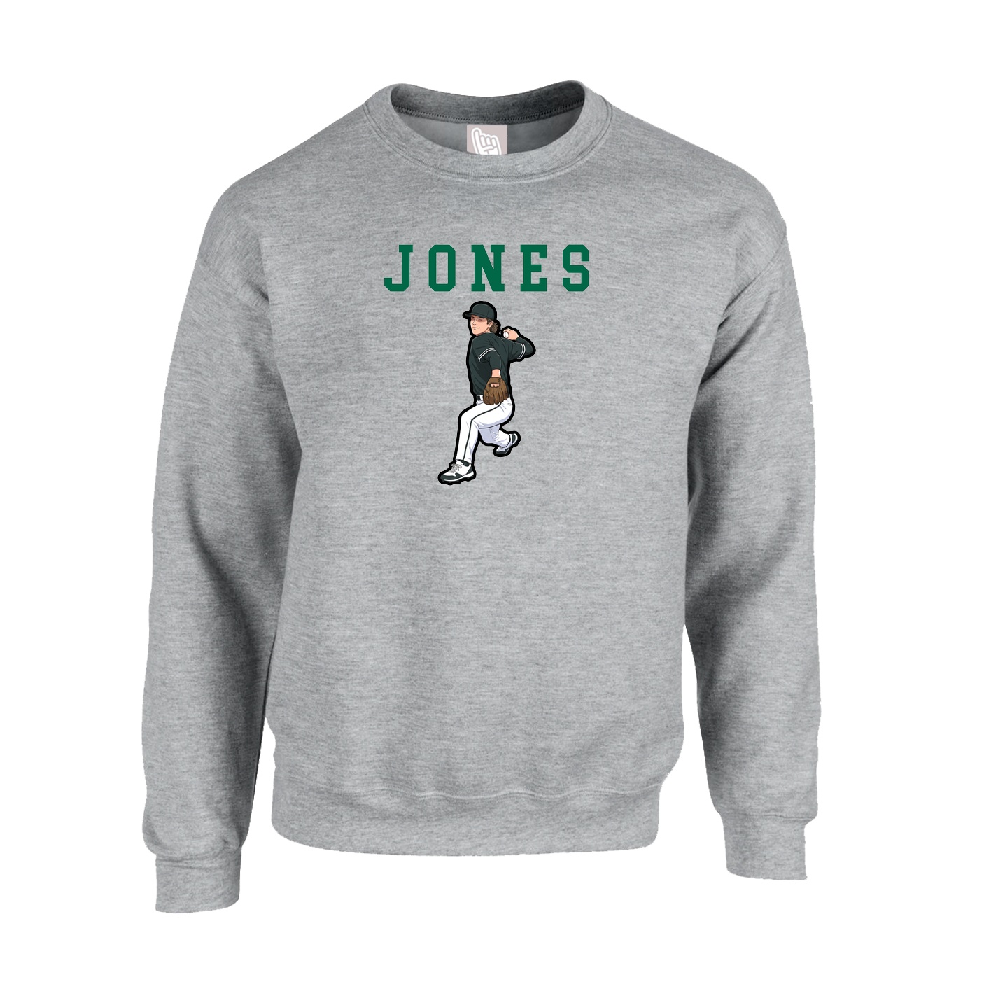 Fleece Crew — Shirsey in Grey
