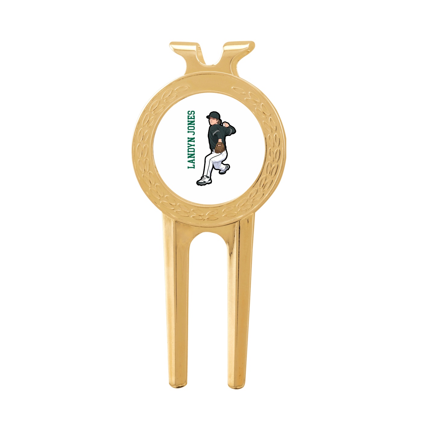 Divot Tool with Ball Marker — Name Vertical in Classic