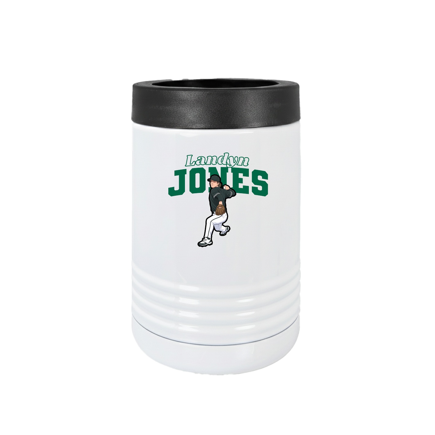 Beverage Holder — Name Arch in White