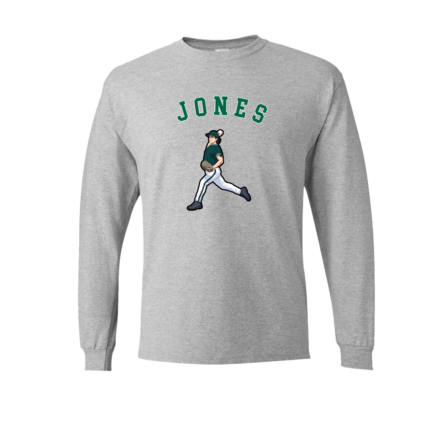 Long Sleeve Tee — Shirsey Arch in Grey