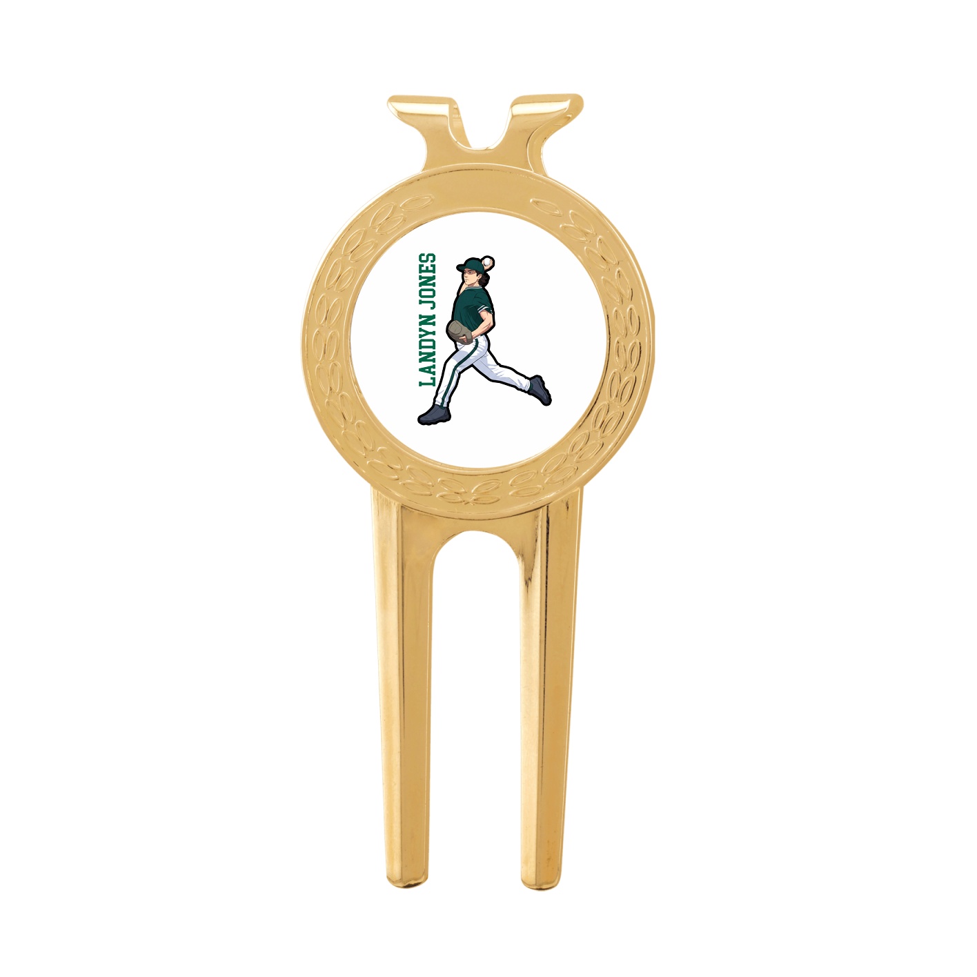 Divot Tool with Ball Marker — Name Vertical in Classic