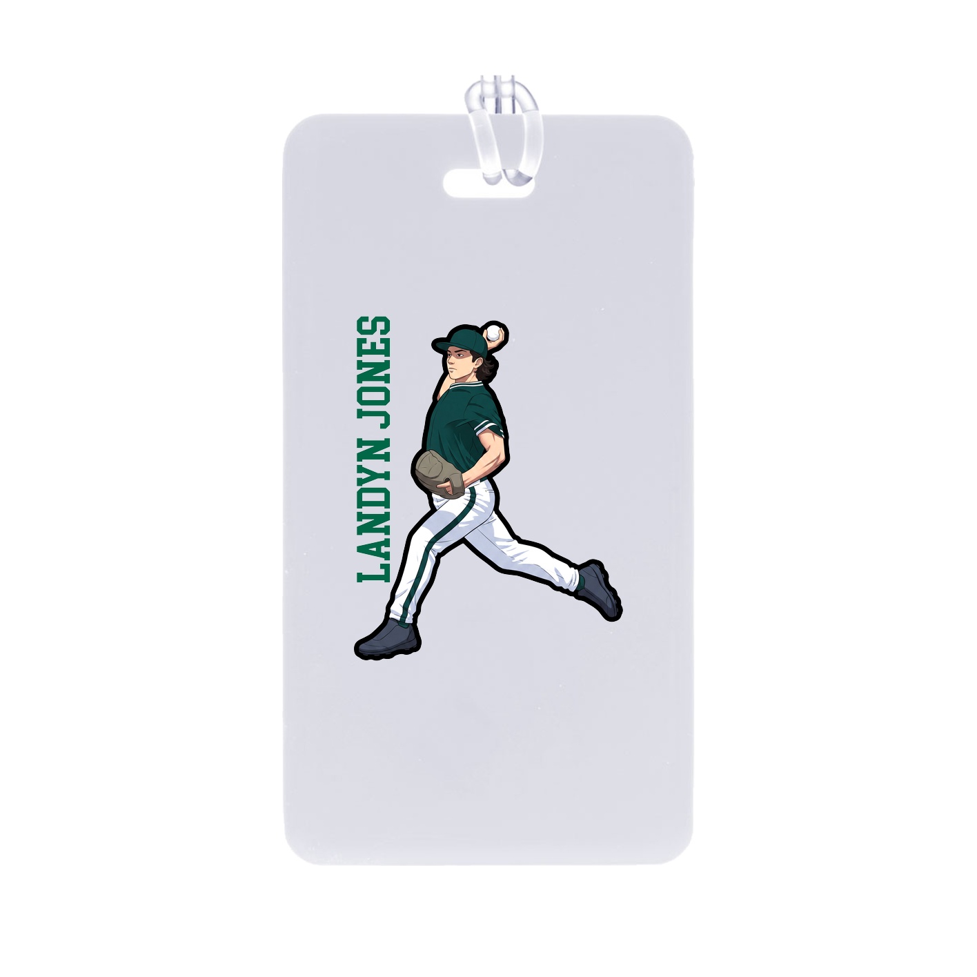 Bag Tag — Name Vertical in Classic