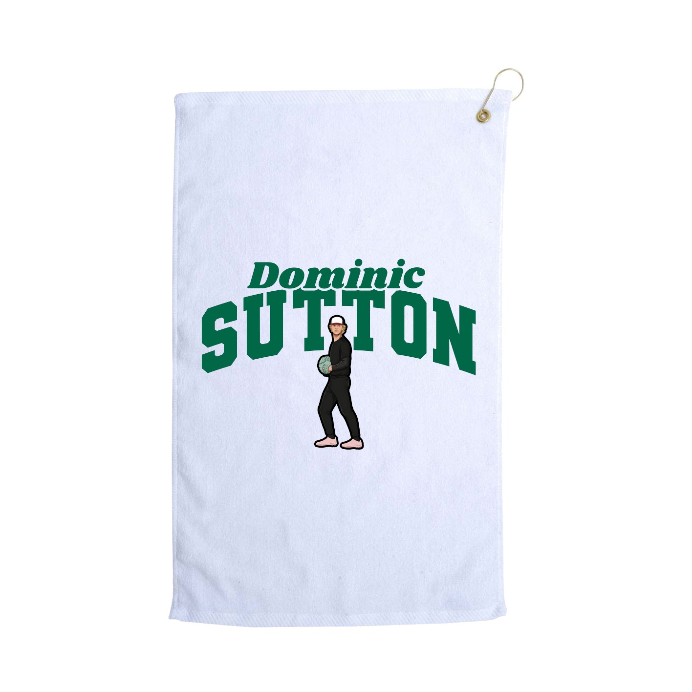 Golf Towel — Signature Arch in White