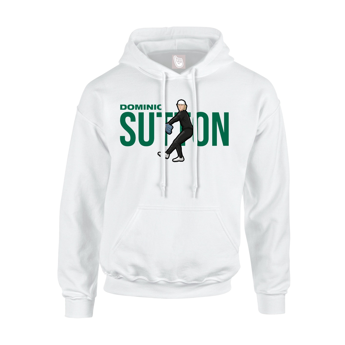 Hoodie — Player Name in White