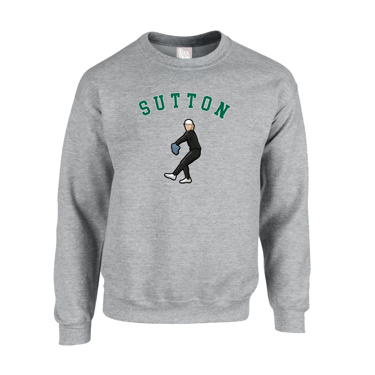 Fleece Crew — Shirsey Arch in Grey