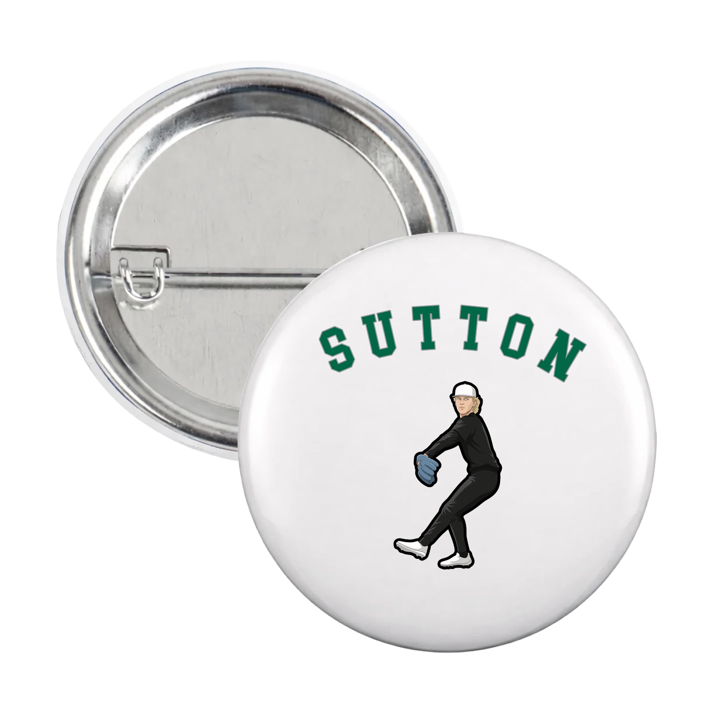 Game Day Button — Shirsey Arch in White