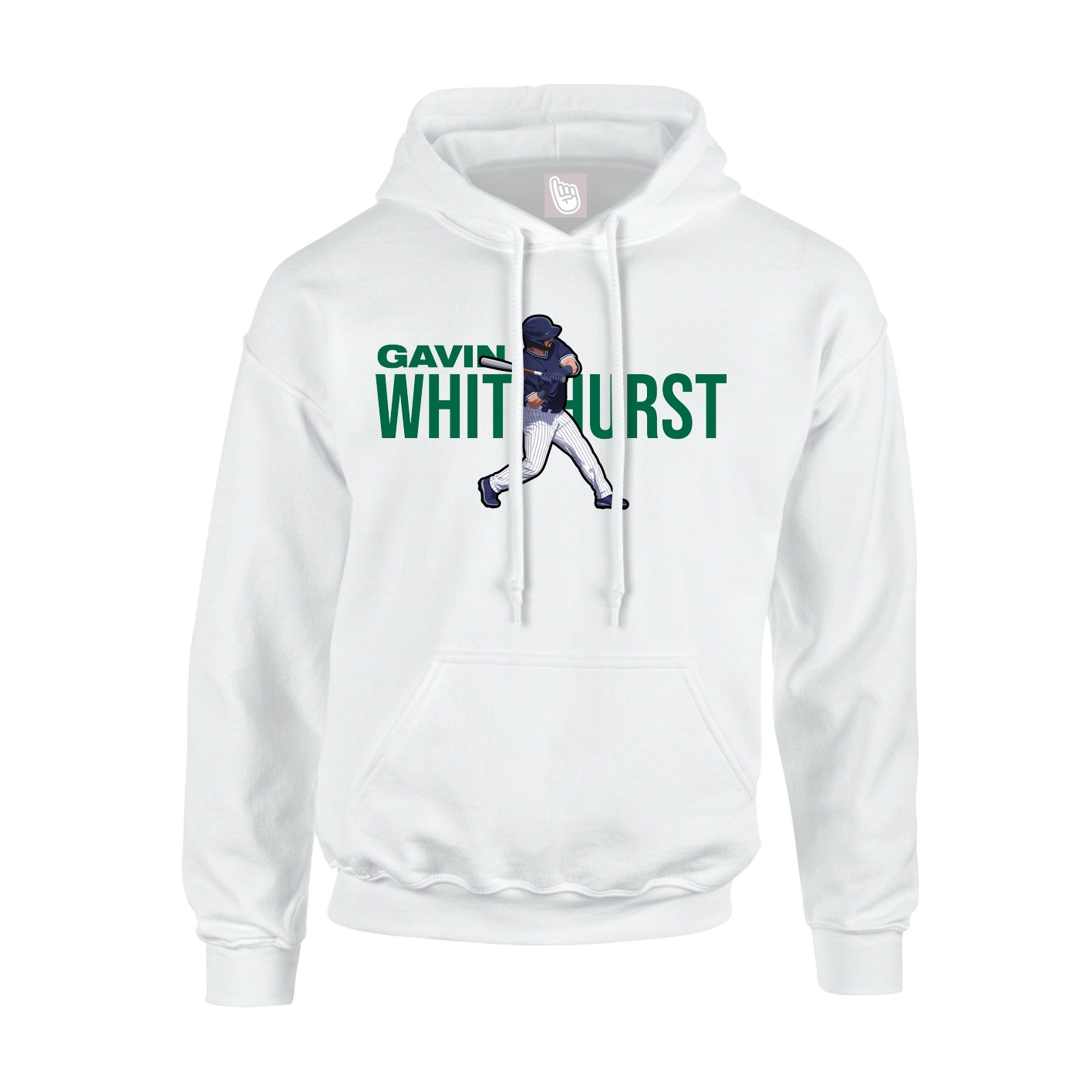 Hoodie — Player Name in White