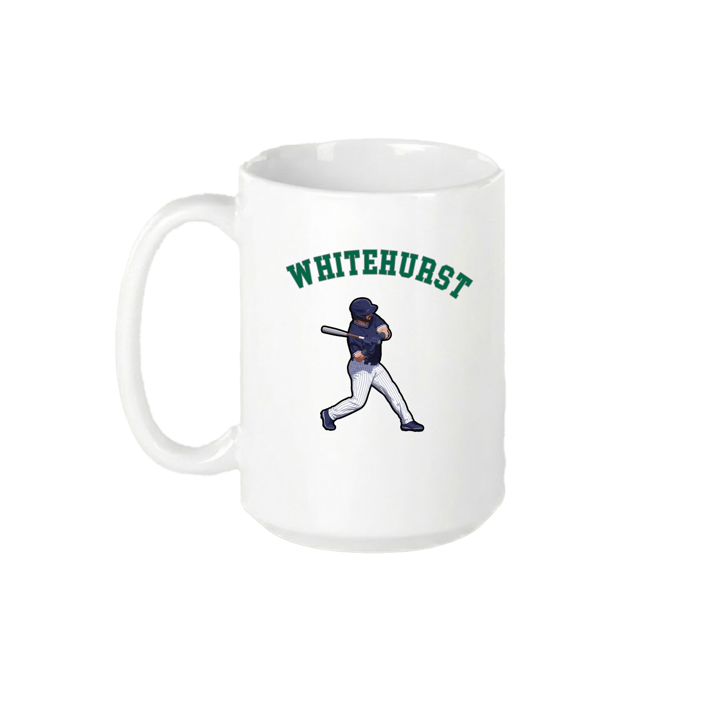 15oz Coffee Mug — Shirsey Arch in White