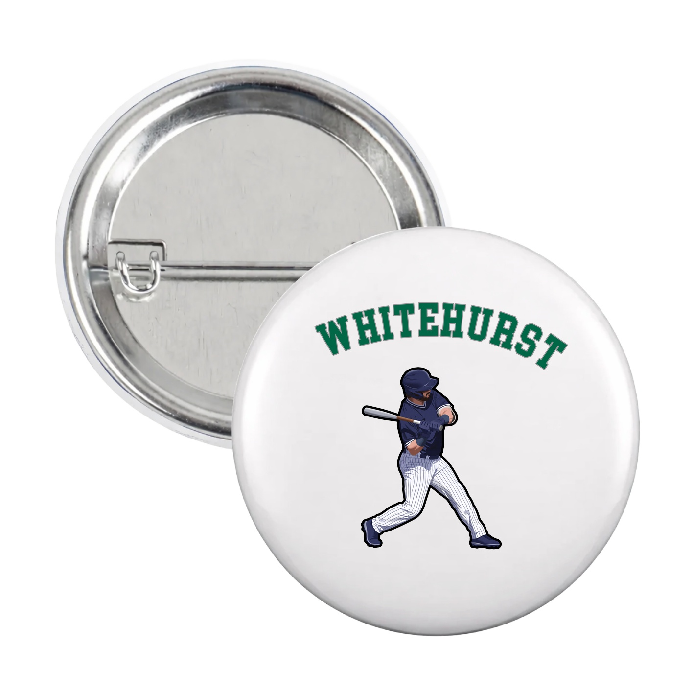 Game Day Button — Shirsey Arch in White