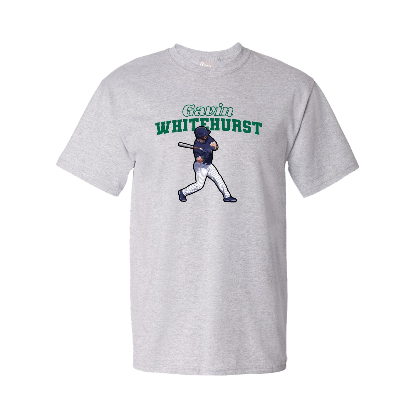 Youth Tee — Name Arch in Grey