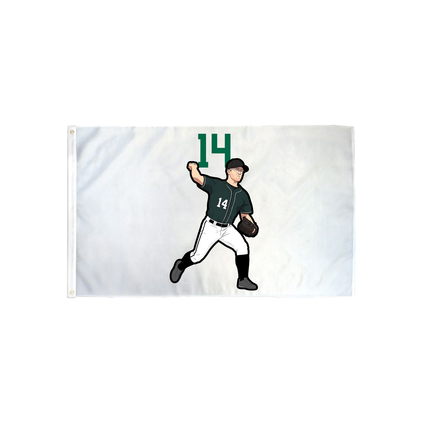 3x5 Flag — Number Top in Classic