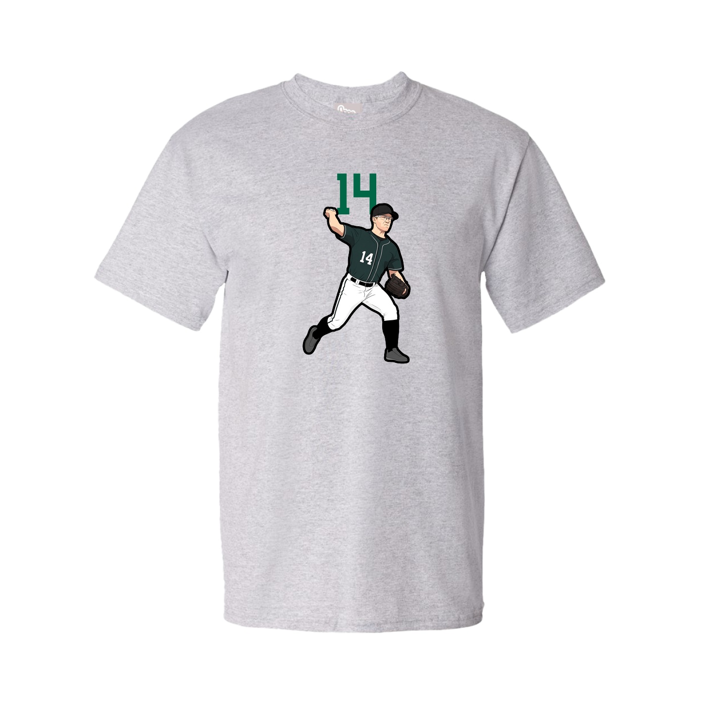 Tee — Number Top in Grey