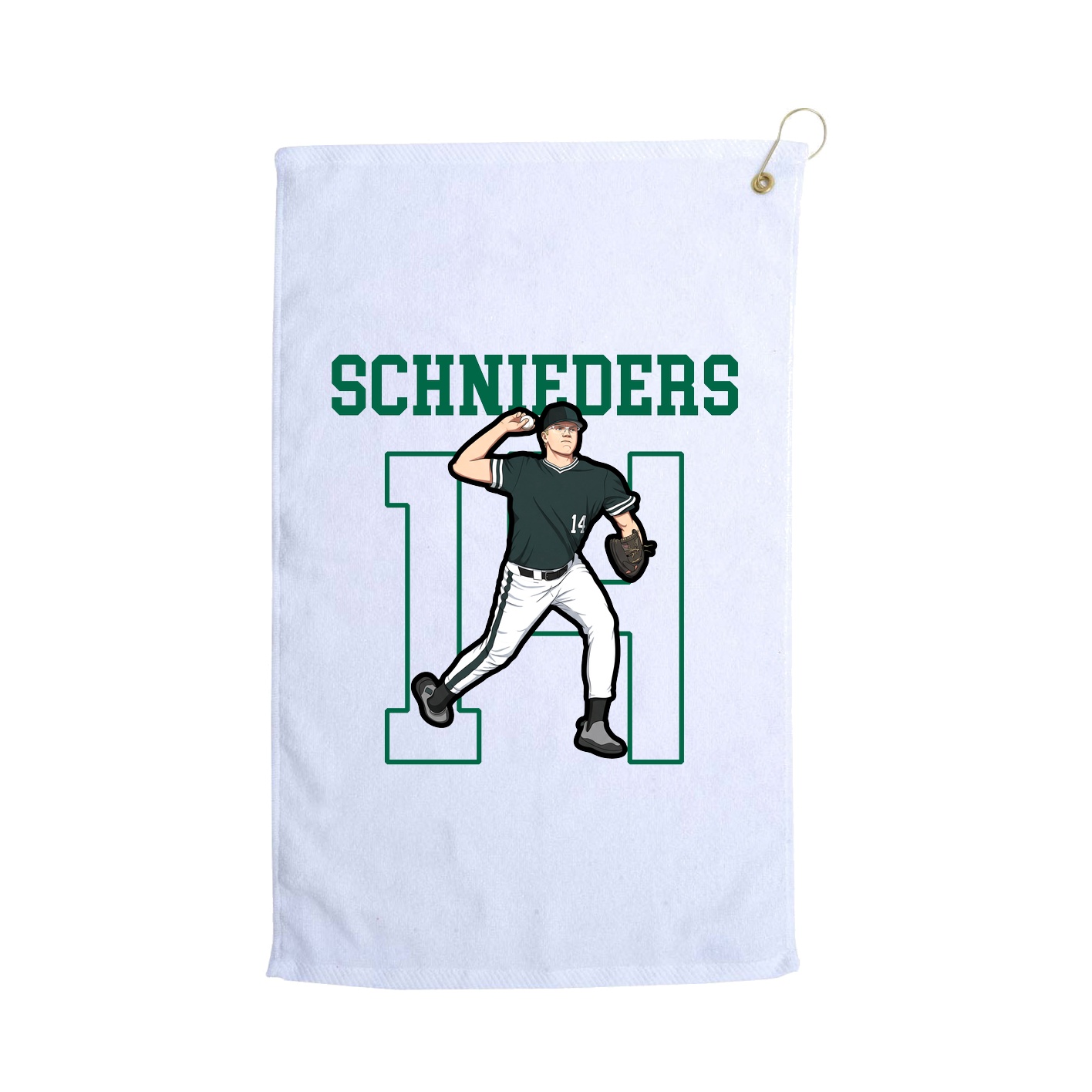 Golf Towel — Shirsey in White