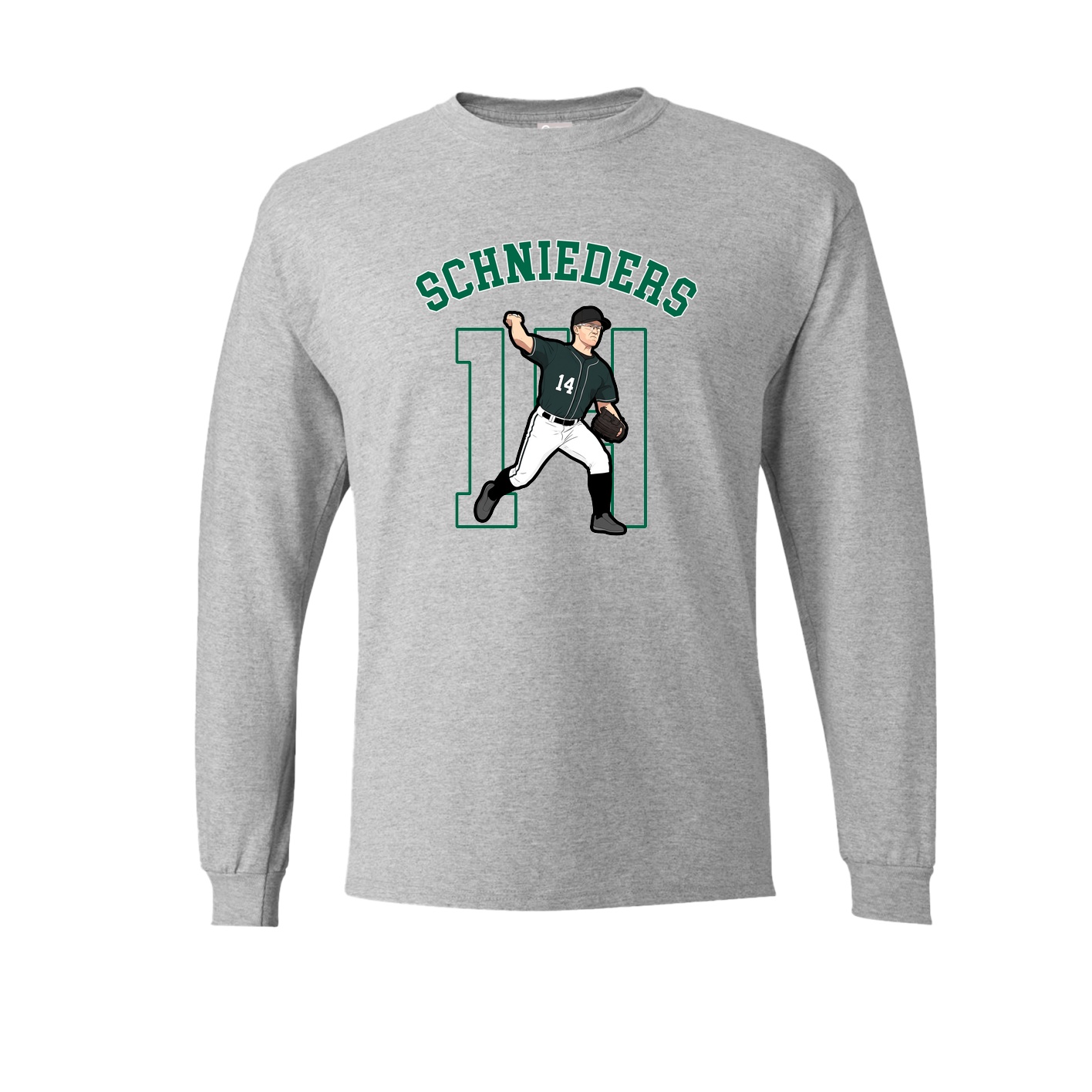 Long Sleeve Tee — Shirsey Arch in Grey