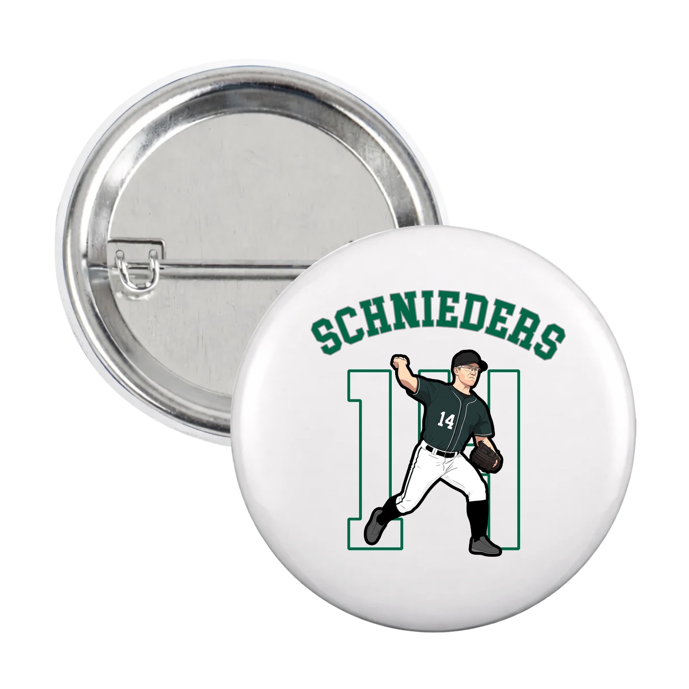 Game Day Button — Shirsey Arch in White