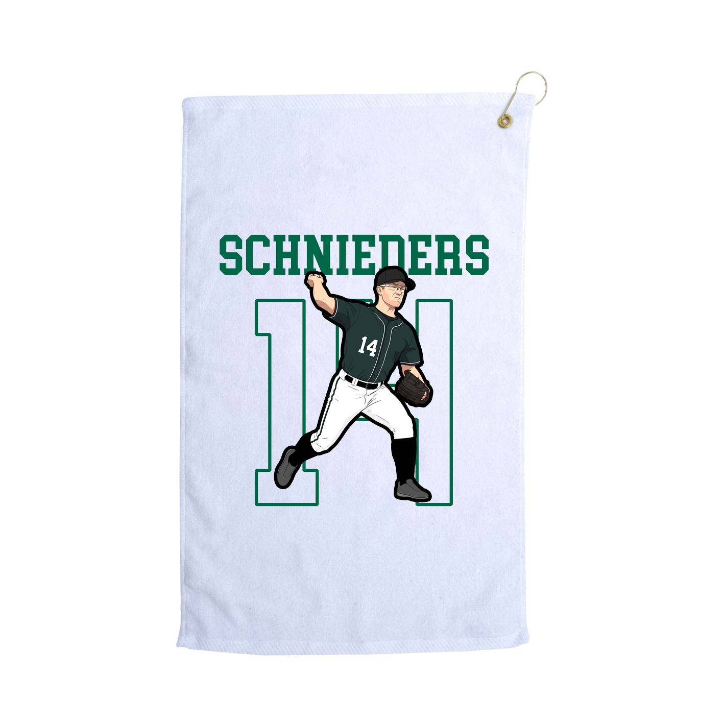 Golf Towel — Shirsey in White