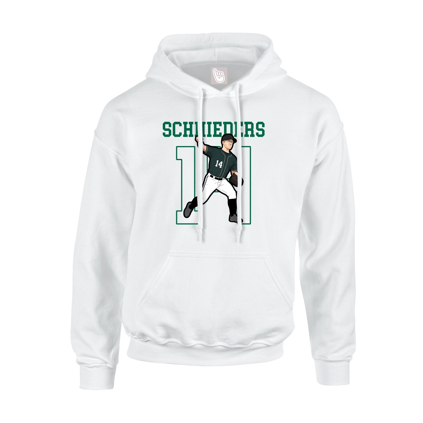 Hoodie — Shirsey in White