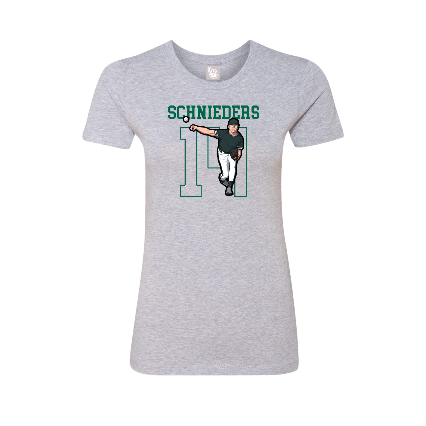 Fitted Women's Tee — Shirsey in Grey