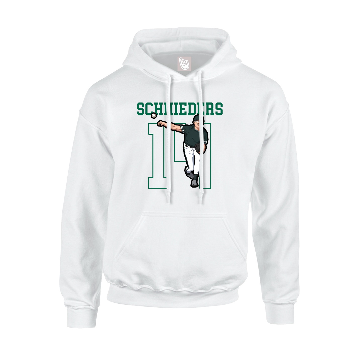 Hoodie — Shirsey in White
