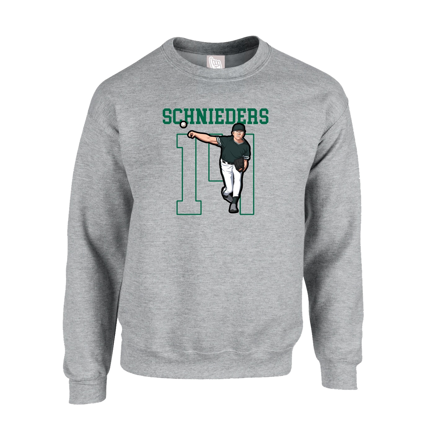 Fleece Crew — Shirsey in Grey