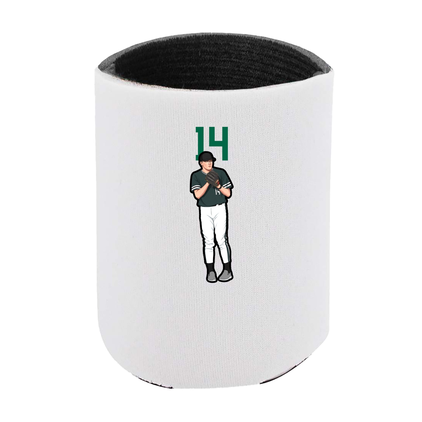 Can Holder — Number Top in White