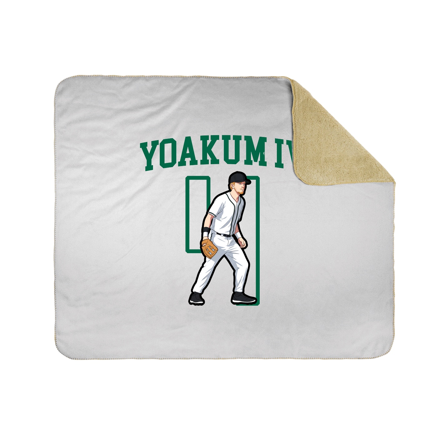 Throw Blanket — Shirsey in White