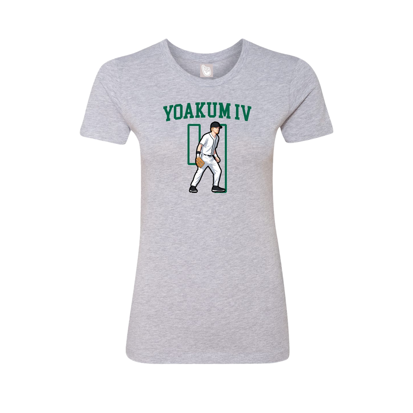 Fitted Women's Tee — Shirsey in Grey