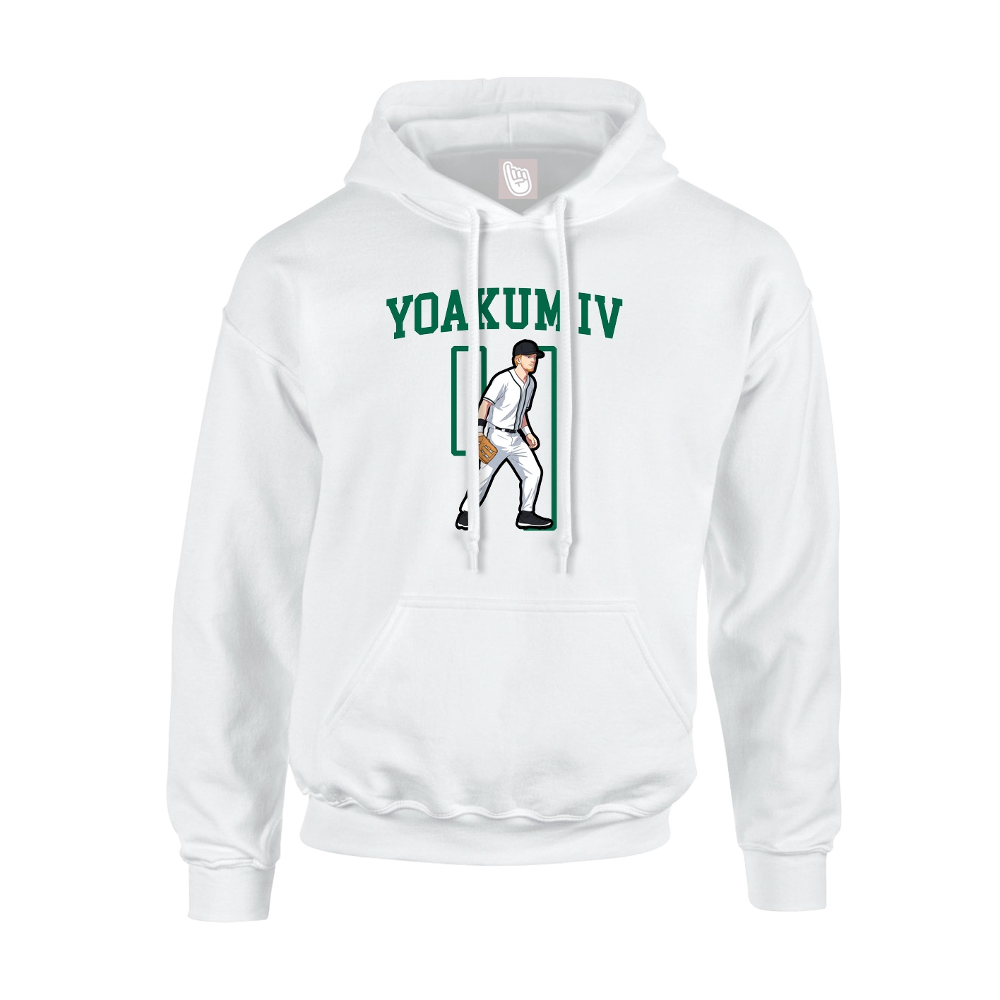 Hoodie — Shirsey in White