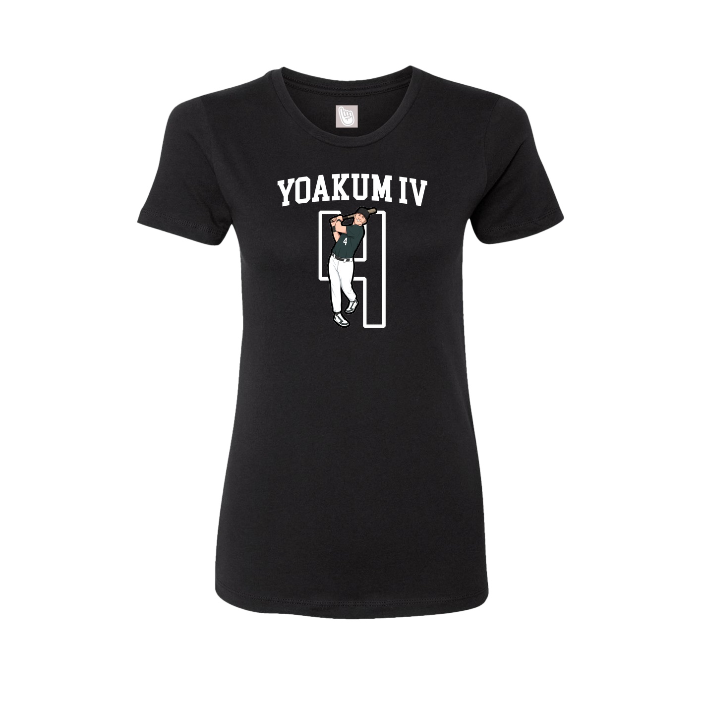 Fitted Women's Tee — Shirsey in Black