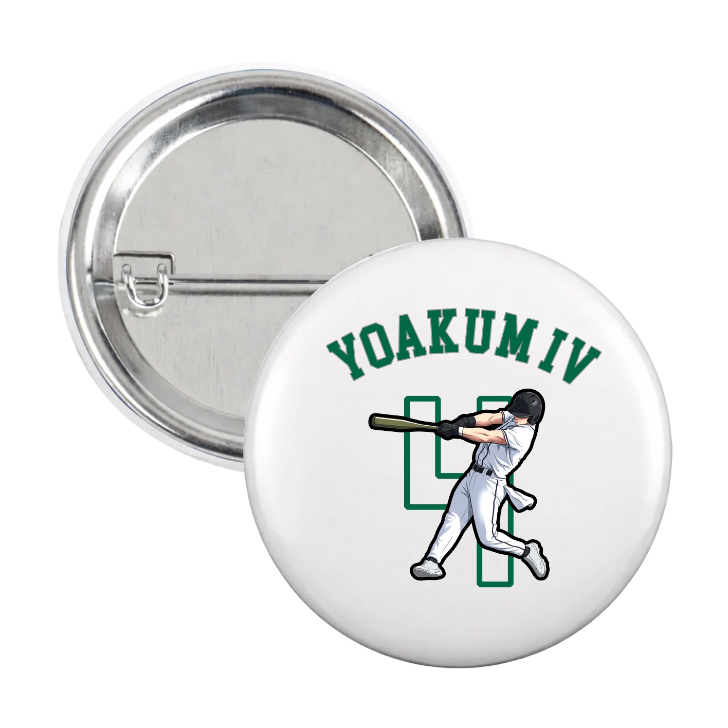 Game Day Button — Shirsey Arch in White