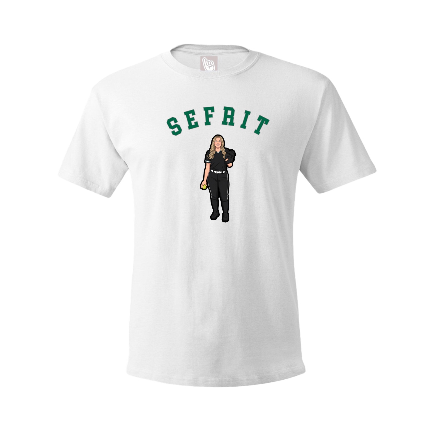 Tee — Shirsey Arch in White