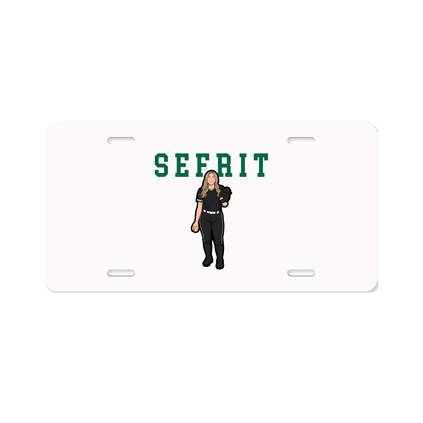 License Plate — Shirsey in Classic