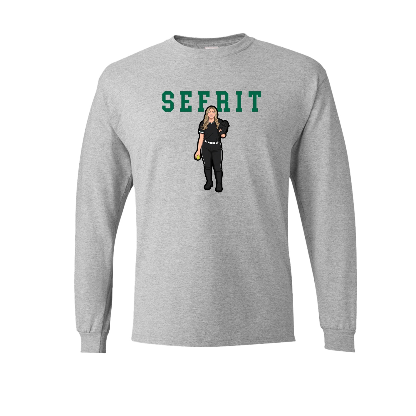 Long Sleeve Tee — Shirsey in Grey