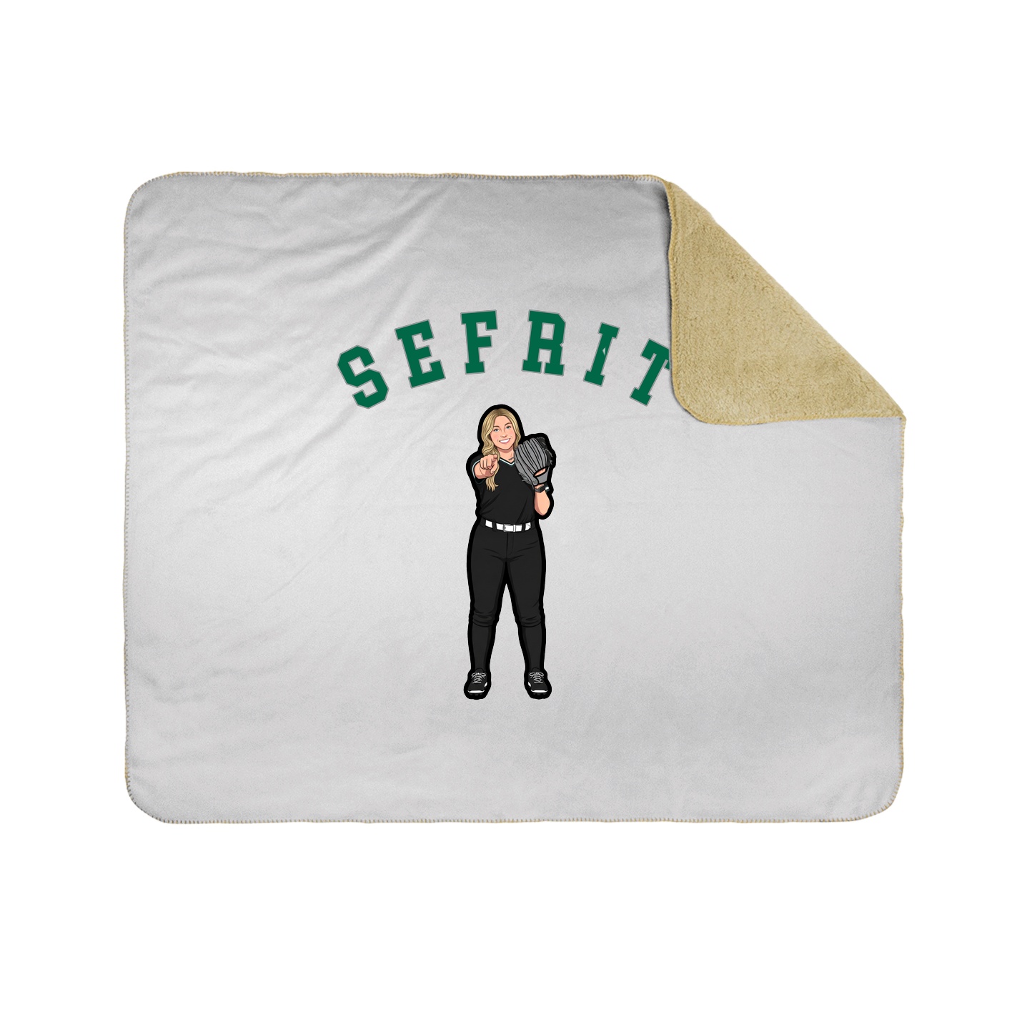 Throw Blanket — Shirsey Arch in White