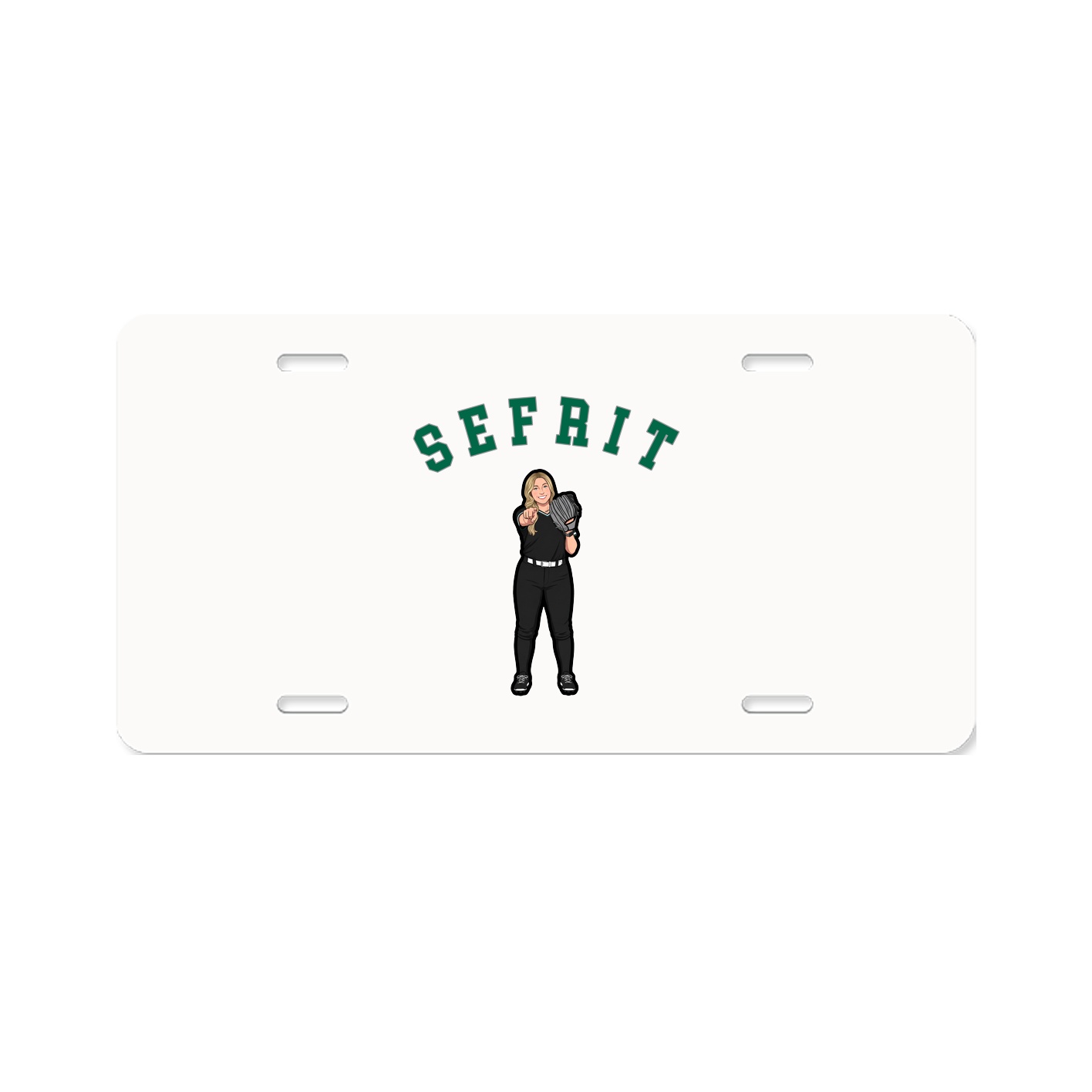 License Plate — Shirsey Arch in Classic