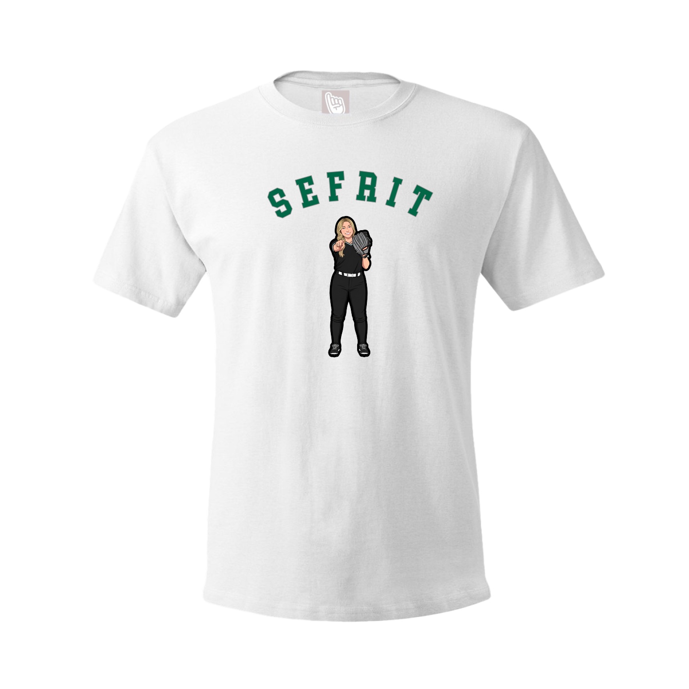 Youth Tee — Shirsey Arch in White