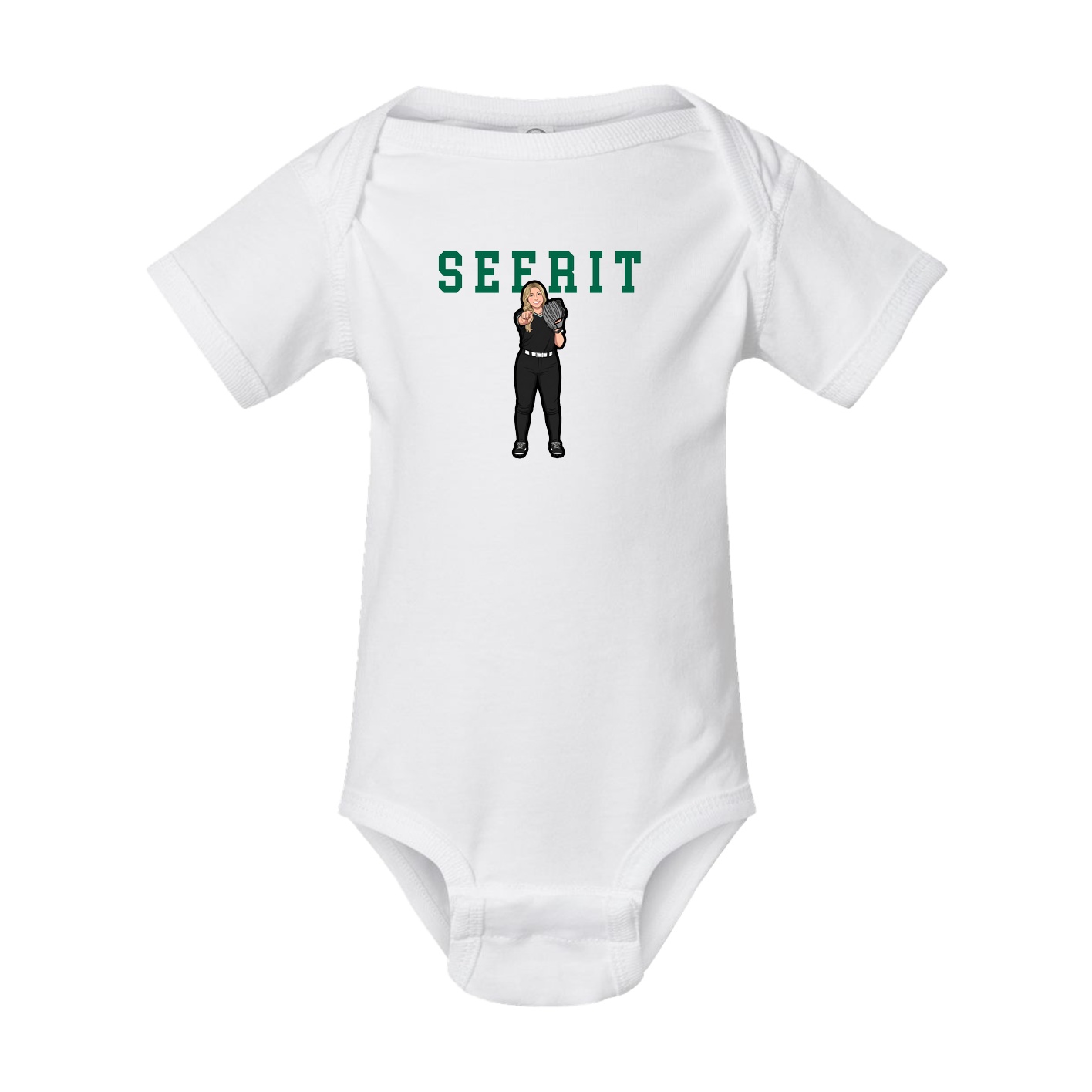 Baby Onesie — Shirsey in White