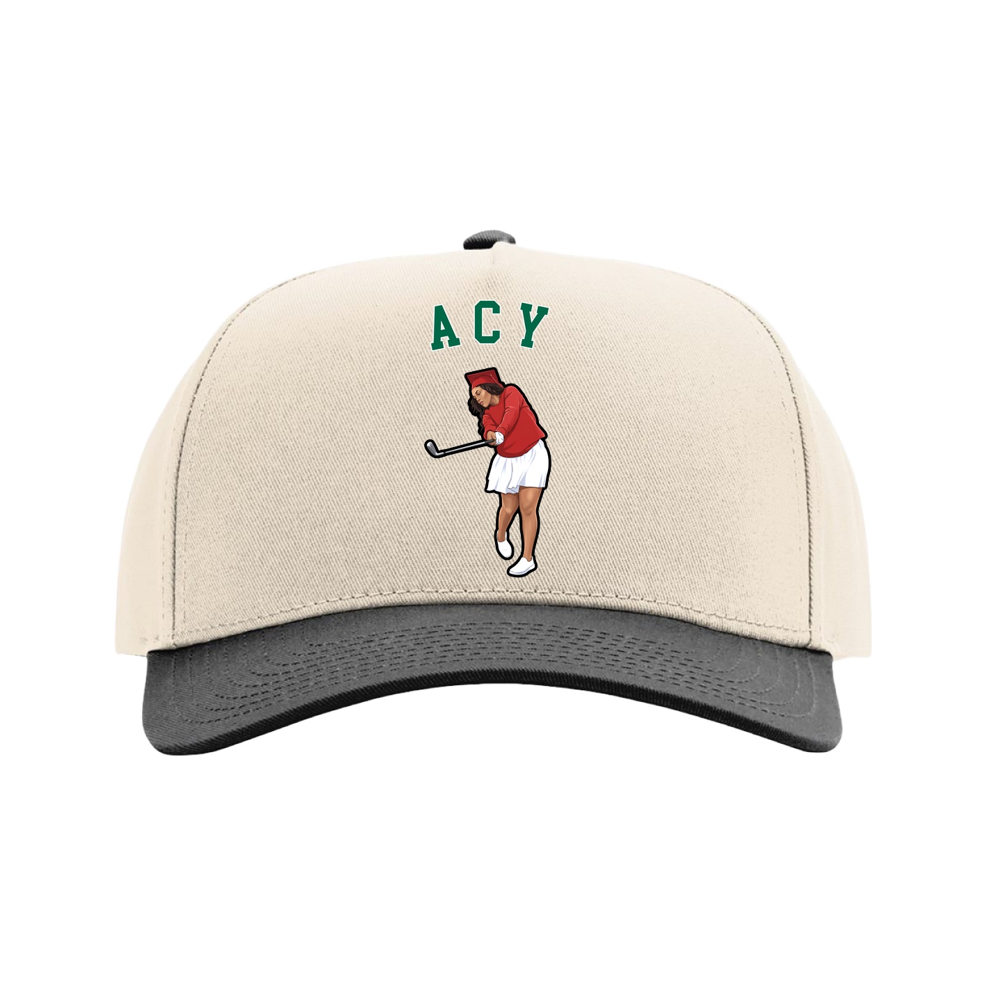 Full Fabric Five-Panel Champ Cap