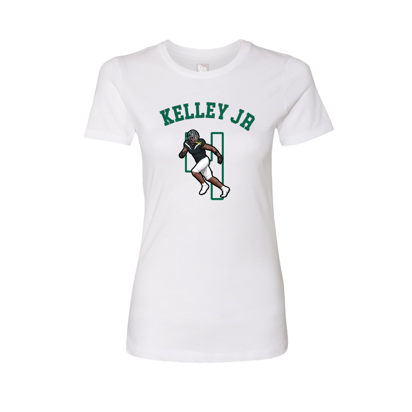 Fitted Women's Tee — Shirsey Arch in White