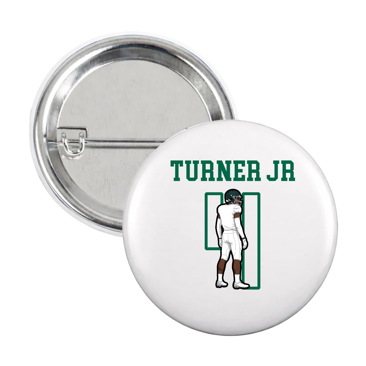Game Day Button — Shirsey in White