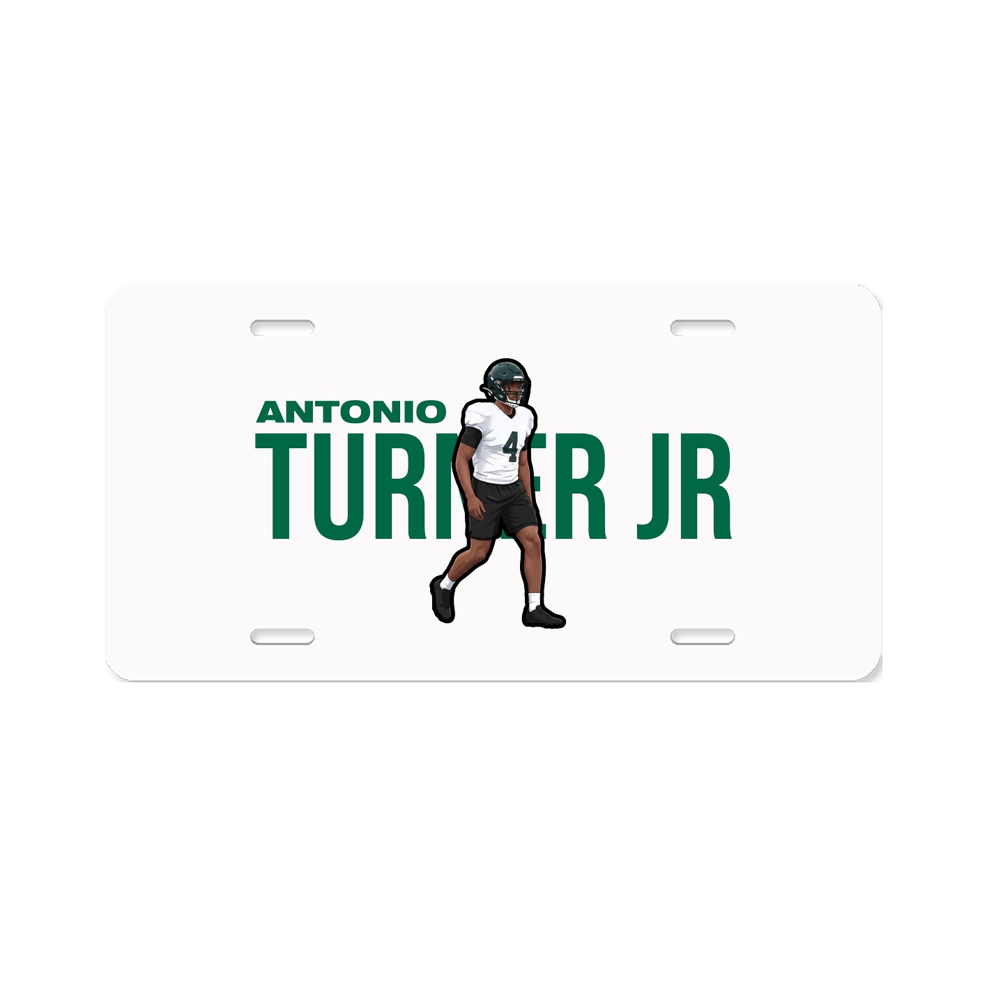 License Plate — Player Name in Classic